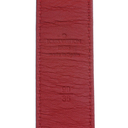 Louis Vuitton Monogram Multicolor LV Cut Reversible Belt 90 36 White 5 of 5
