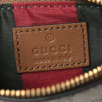 Gucci GG Supreme Monogram Selleria Key Case Brown 6 of 7