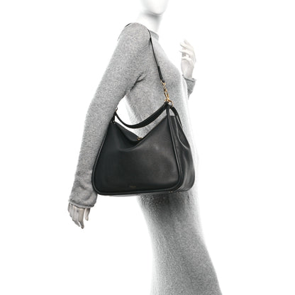 Mulberry Small Classic Grain Calfskin Leighton Black 2 of 10