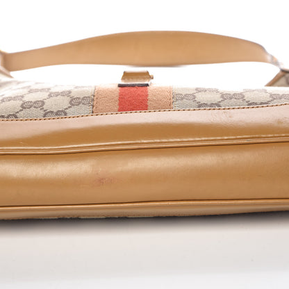 Gucci Monogram Web Jackie O Hobo Tan 9 of 16