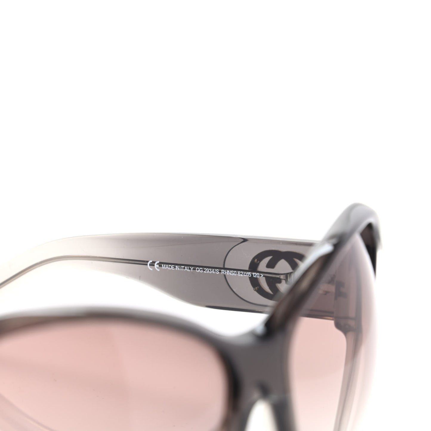 Acetate Round Frame Sunglasses GG2934S Brown