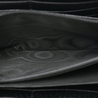 Gucci Dollar Calfskin Boar Effect GG Marmont Zip Around Wallet Black 7 of 14