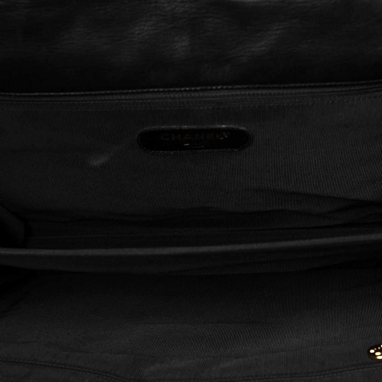 Lambskin Quilted Briefcase Laptop Bag Black