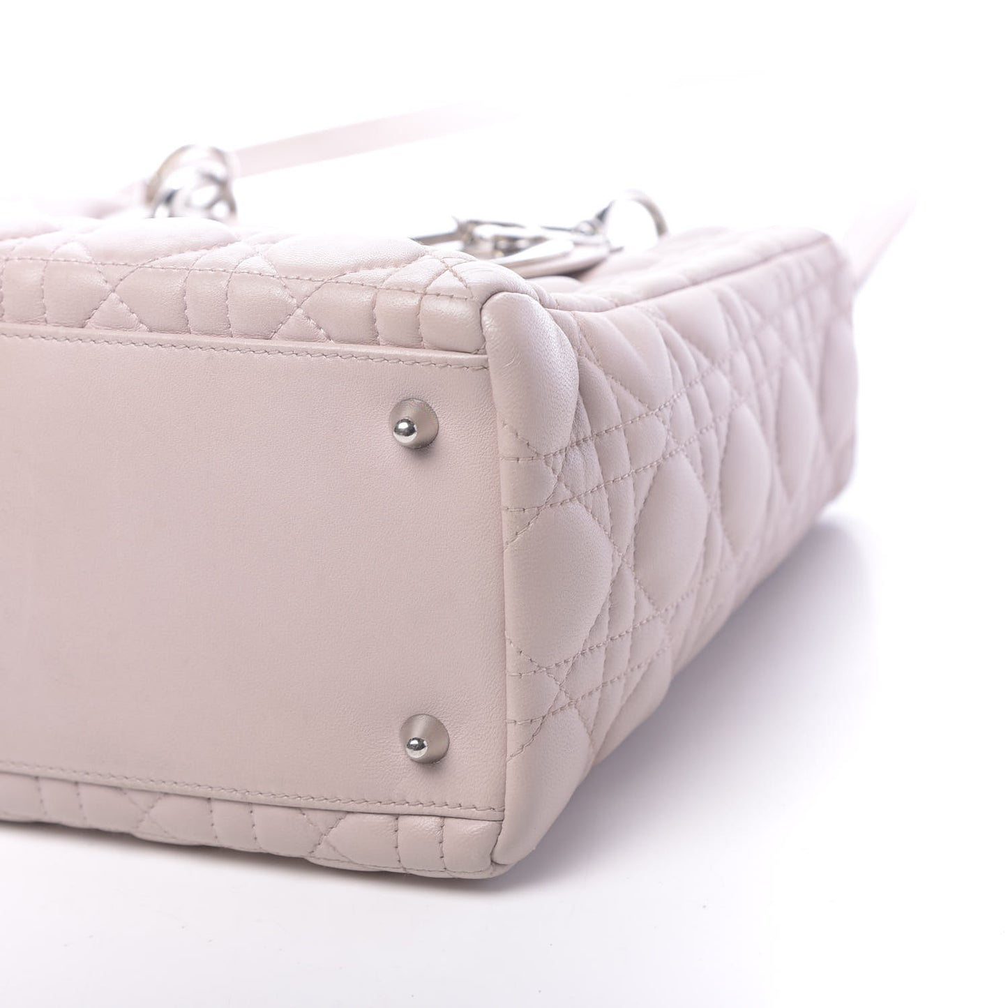 Lambskin Cannage Medium Lady Dior Light Pink