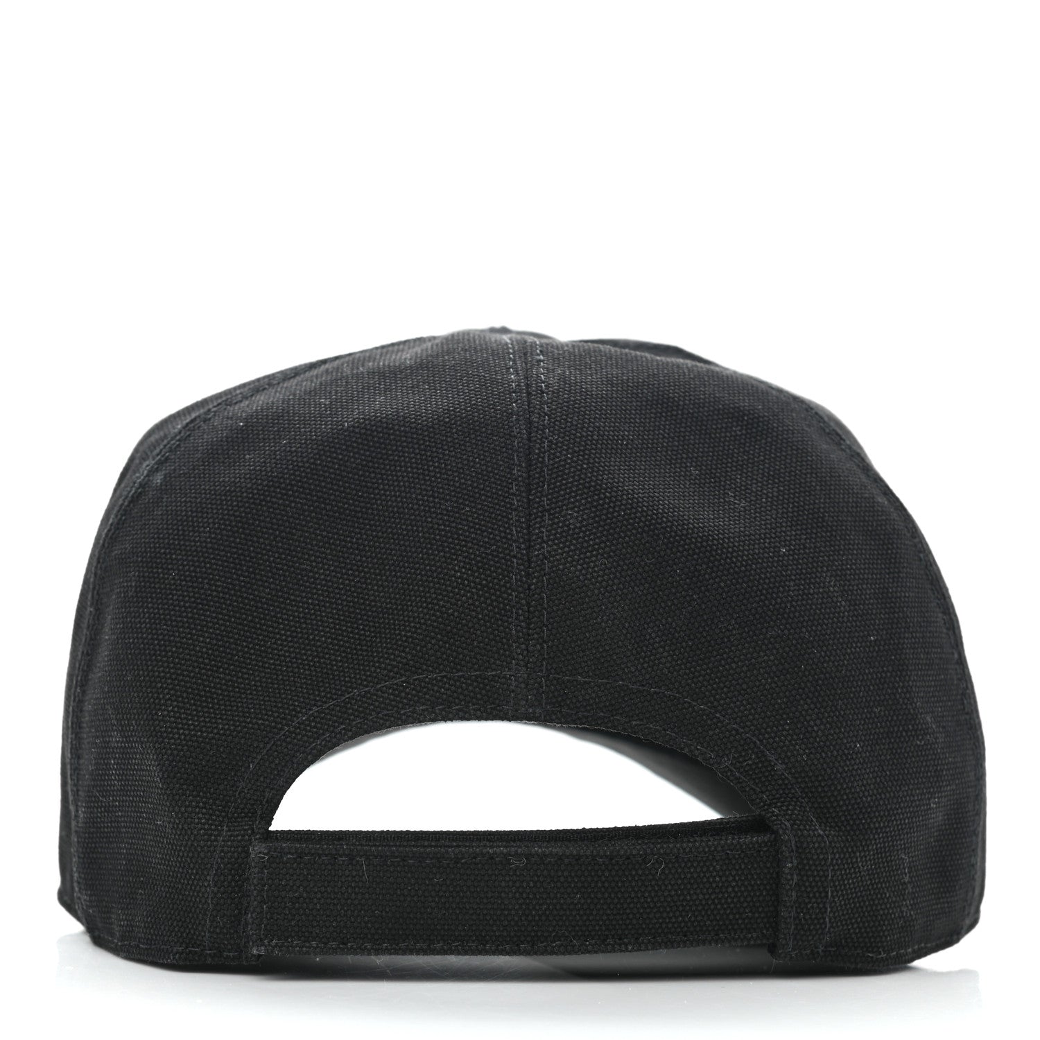 Fendi Cotton FF Ajour Embroidered Baseball Hat 58 Black 7 of 10
