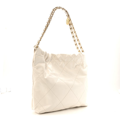 Chanel Calfskin Quilted Small Chanel 22 White 4 of 14