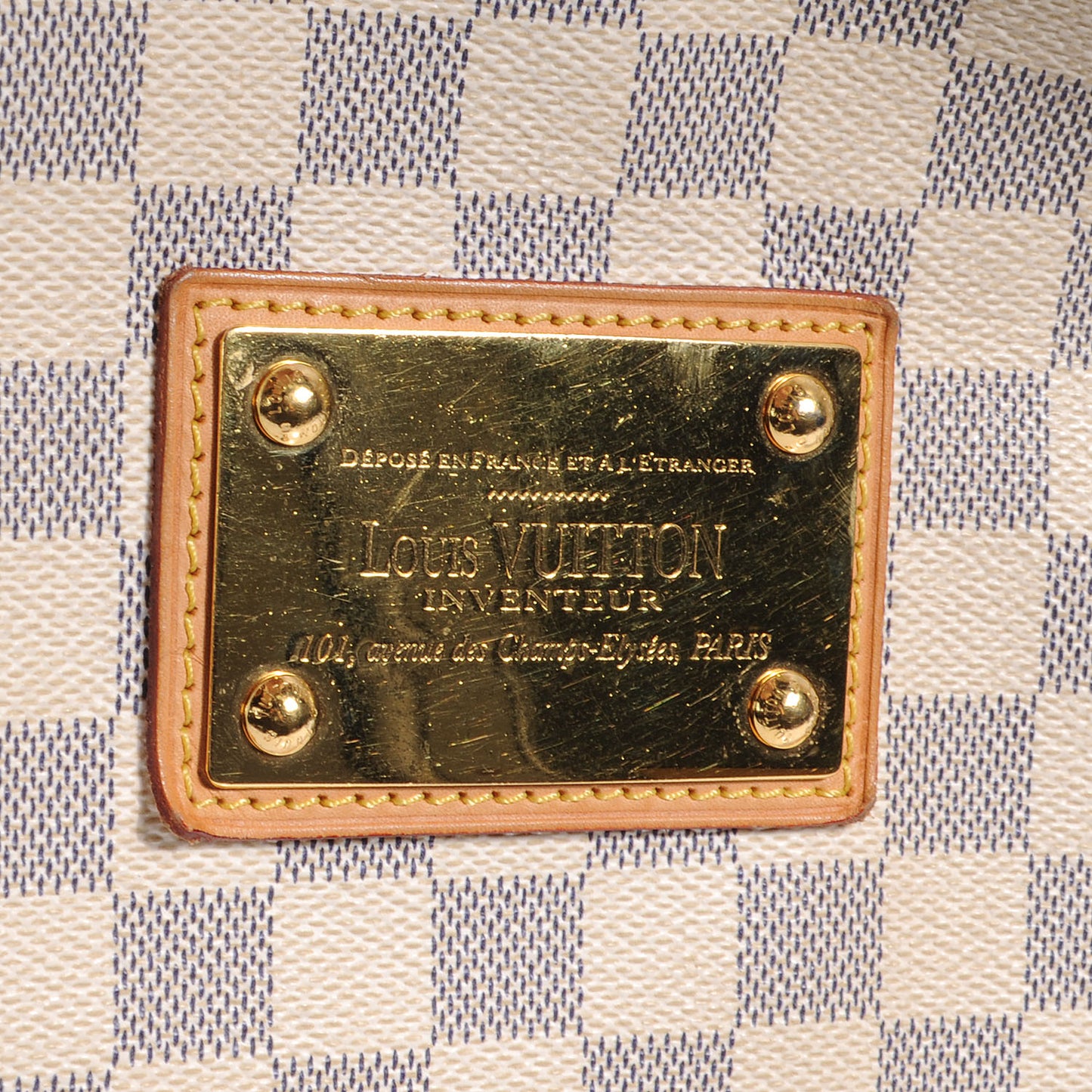 Damier Azur Galliera GM