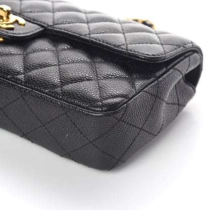 Chanel Caviar Quilted East West Flap Black 10 of 10