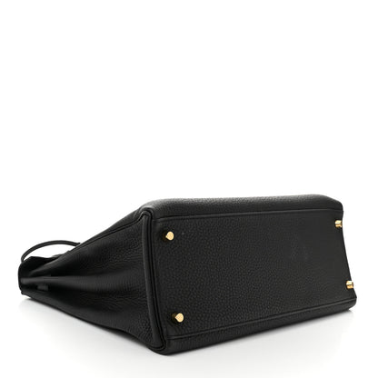 Hermes Togo Kelly Retourne 35 Black 4 of 10