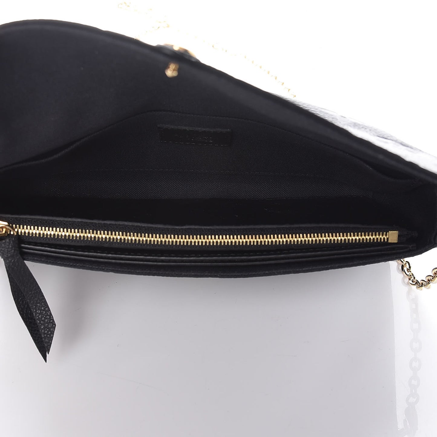 Empreinte Pochette Felicie Chain Wallet Black