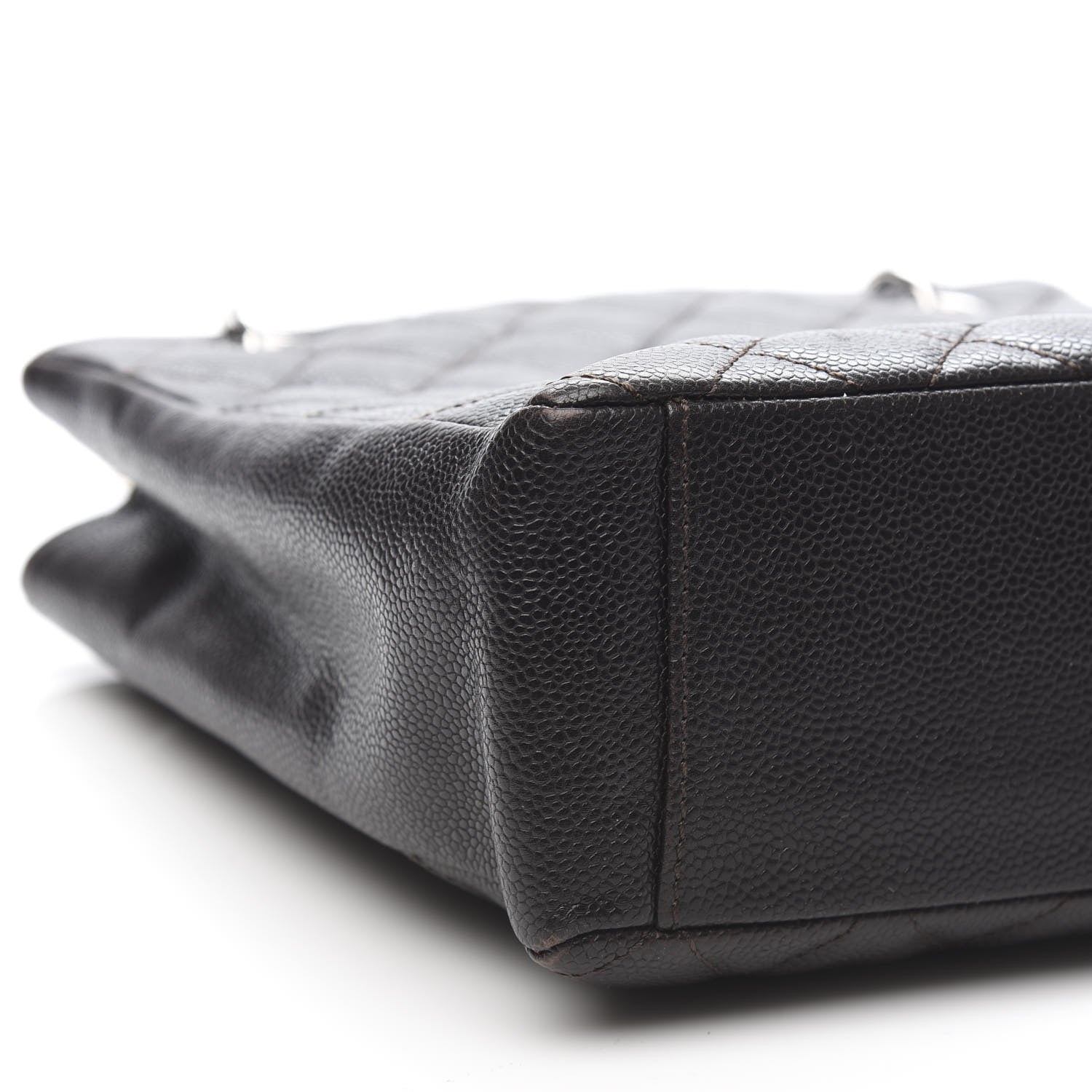 Chanel Caviar Quilted Petit Shopping Tote PST Black 8 of 9
