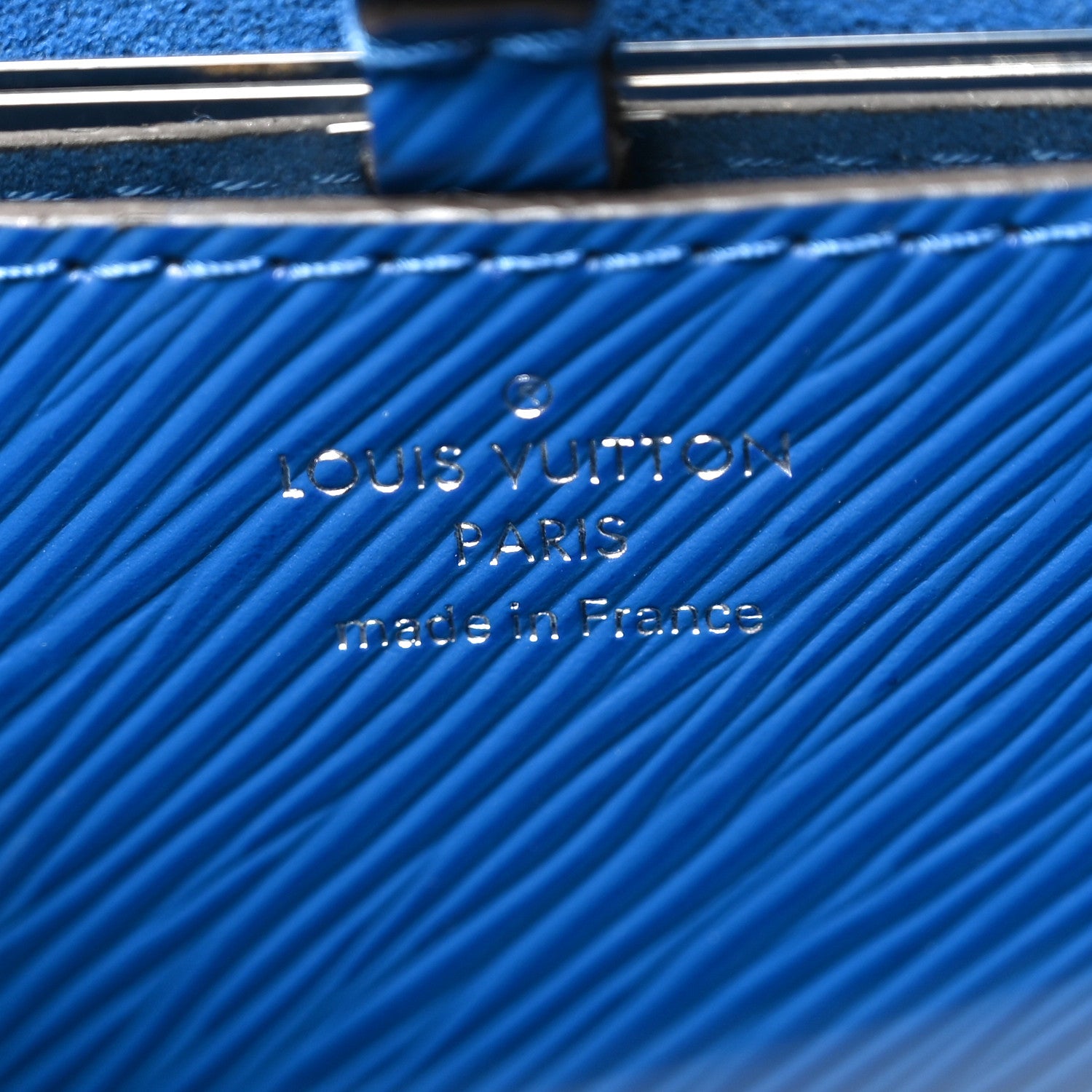 Louis Vuitton Epi Peace Twist Shoulder Bag MM Navy 6 of 9