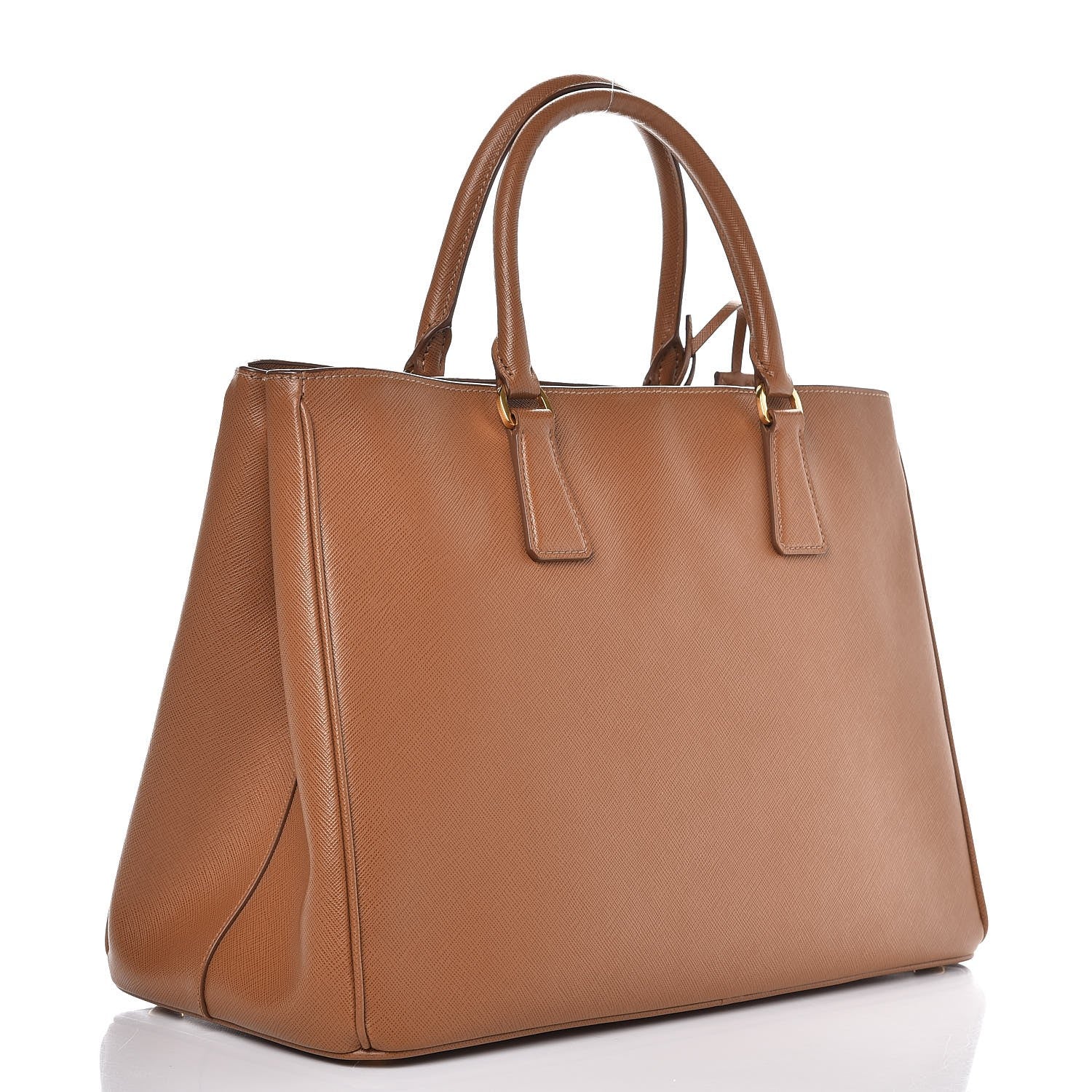 Prada Saffiano Lux Large Tote Caramel 3 of 8