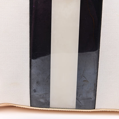 Gucci Canvas Patent Tote White 12 of 20
