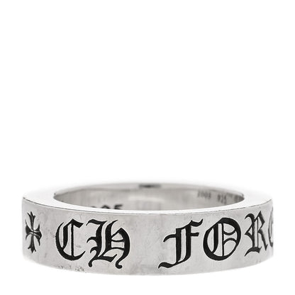 Chrome Hearts Sterling Silver Cross CH Forever Spacer Ring 54 7 1 of 4