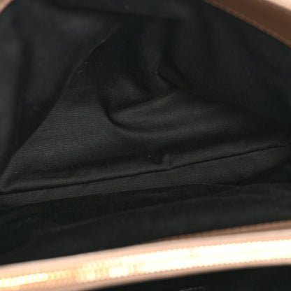 Saint Laurent Suede Y Quilted Monogram Medium Loulou Chain Satchel Taupe 5 of 12