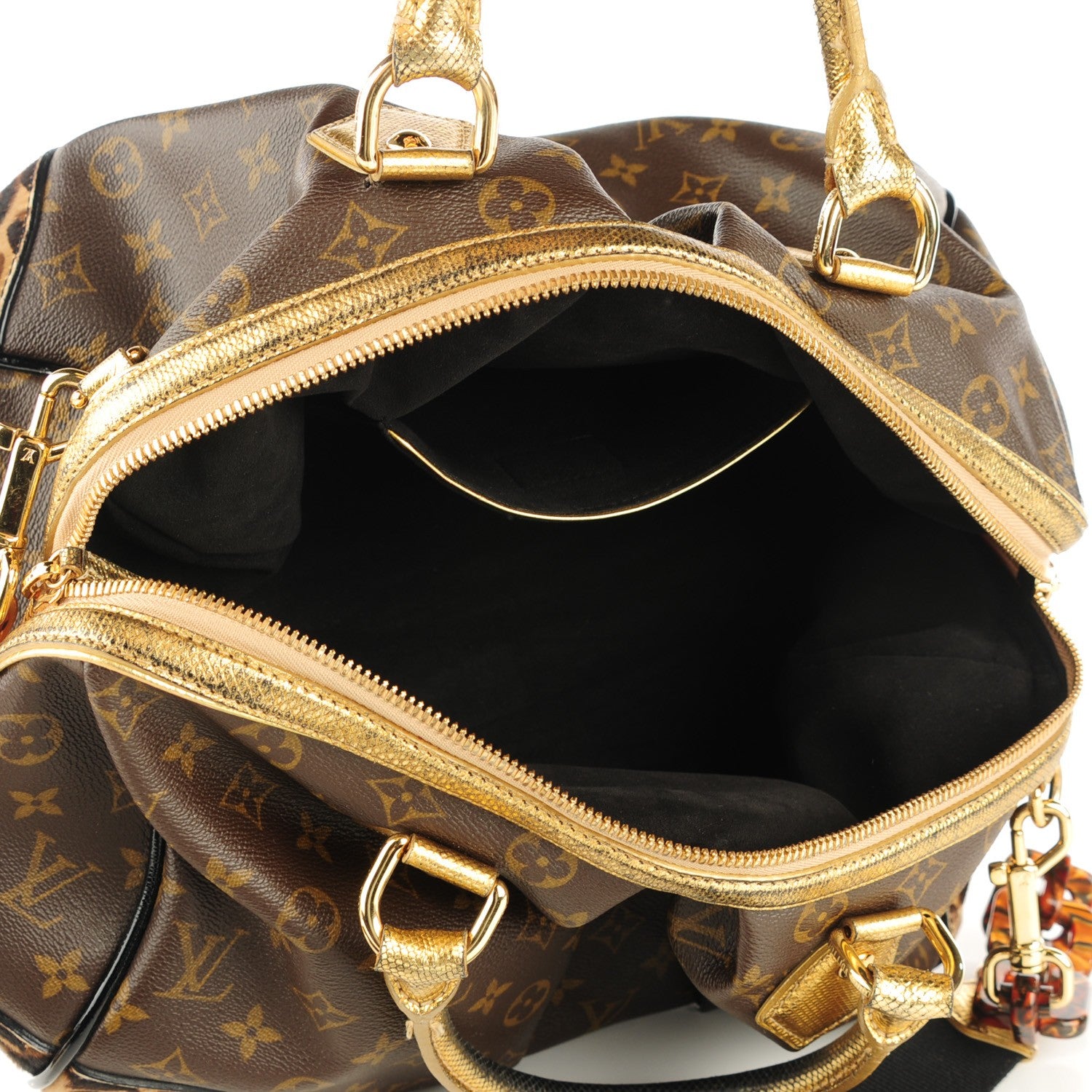 Louis Vuitton Monogram Leopard Stephen Bag 8 of 12