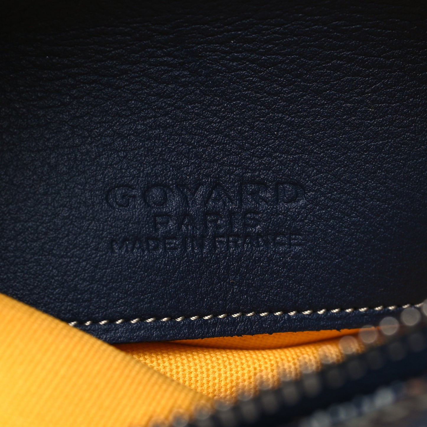 Goyardine Mini Senat Pochette Navy