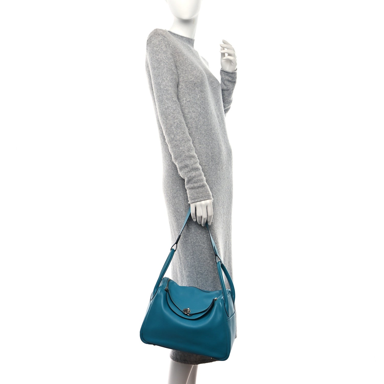 Hermes Swift Lindy 30 Turquoise 2 of 9