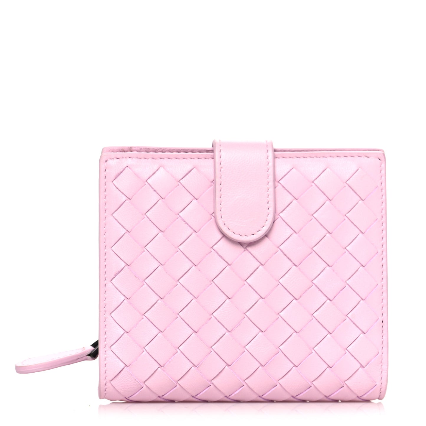 Nappa Intrecciato Mini Wallet Dragee