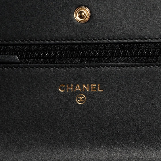 Chanel Caviar Timeless Wallet on Chain WOC Black 6 of 9