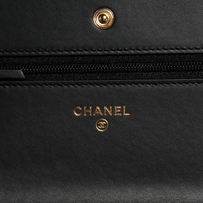 Chanel Caviar Timeless Wallet on Chain WOC Black 6 of 9