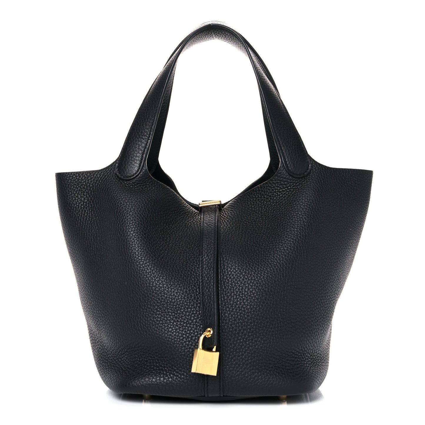 Taurillon Clemence Picotin Lock 22 MM Black