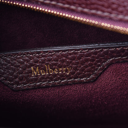 Mulberry Grained Vegetable Calfskin Mini Zipped Bayswater Oxblood 8 of 10