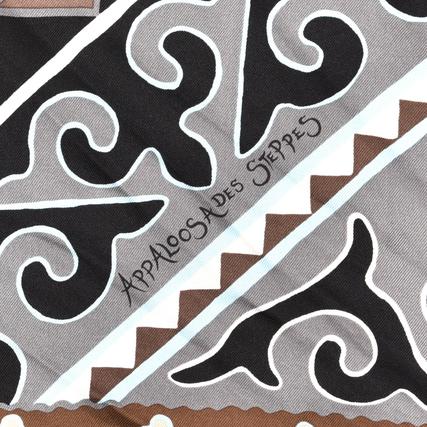 Hermes Silk Appaloosa Des Steppes Scarf 90 3 of 6