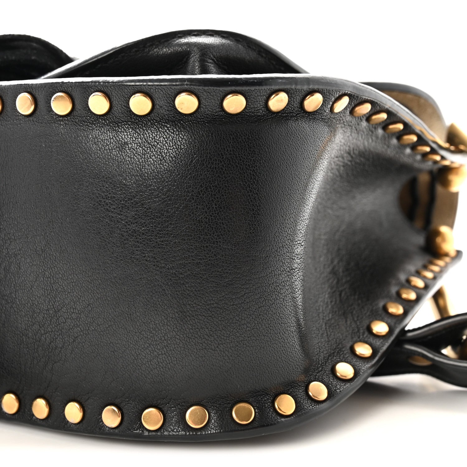 Chloe Calfskin Braided Mini Hudson Shoulder Bag Black 9 of 10
