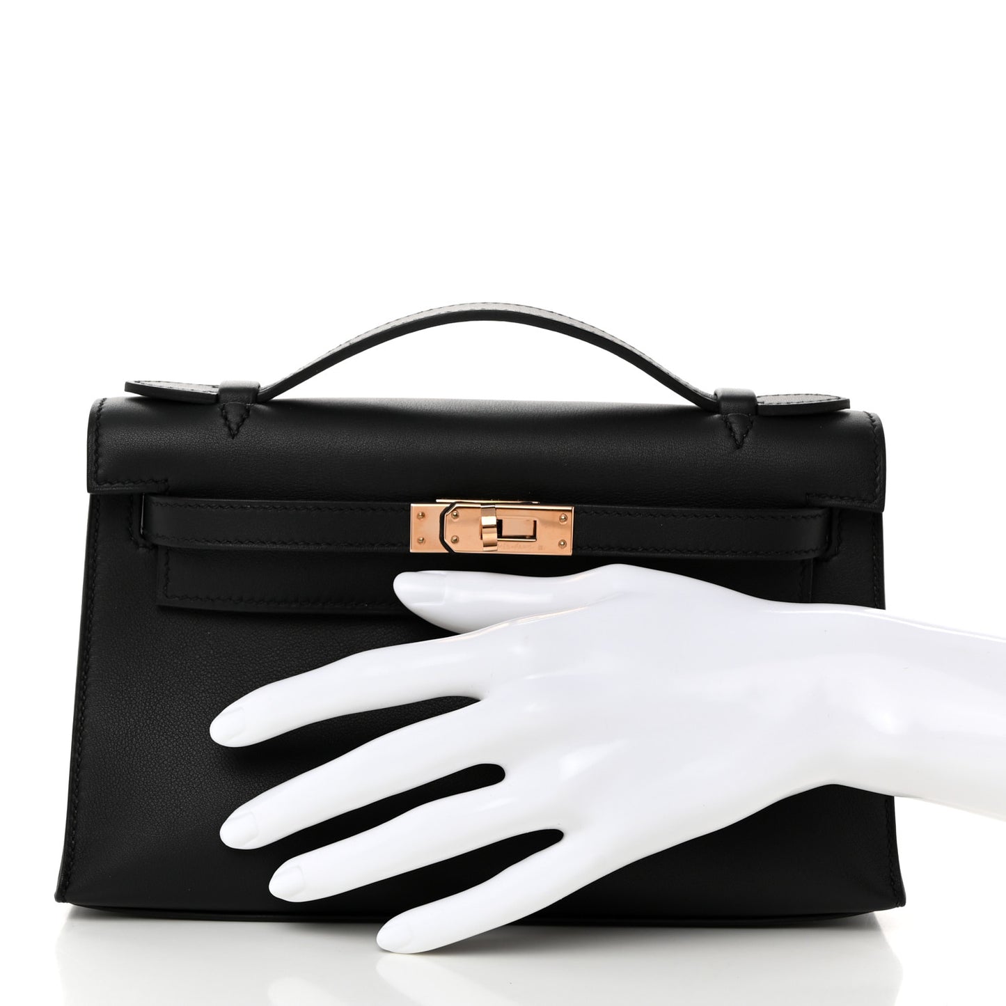 Swift Kelly Pochette Clutch Black
