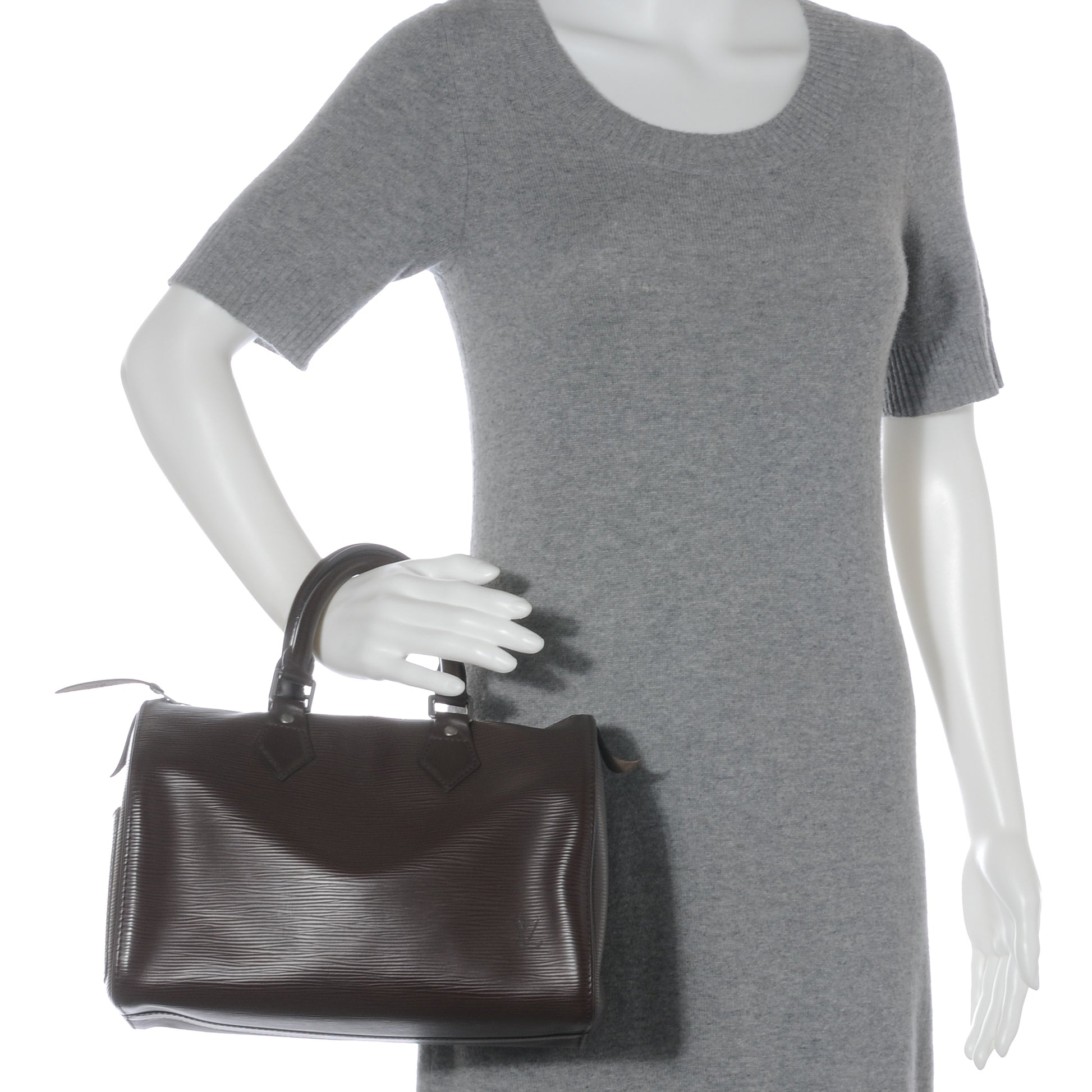 Louis Vuitton Epi Speedy 25 Moka 2 of 7
