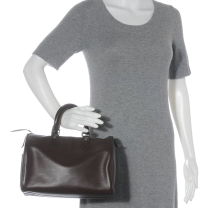 Louis Vuitton Epi Speedy 25 Moka 2 of 7