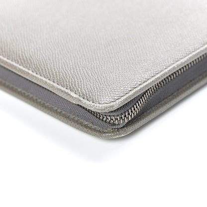 Burberry Grainy Calfskin Zip Around Organizer Grey 12 of 17