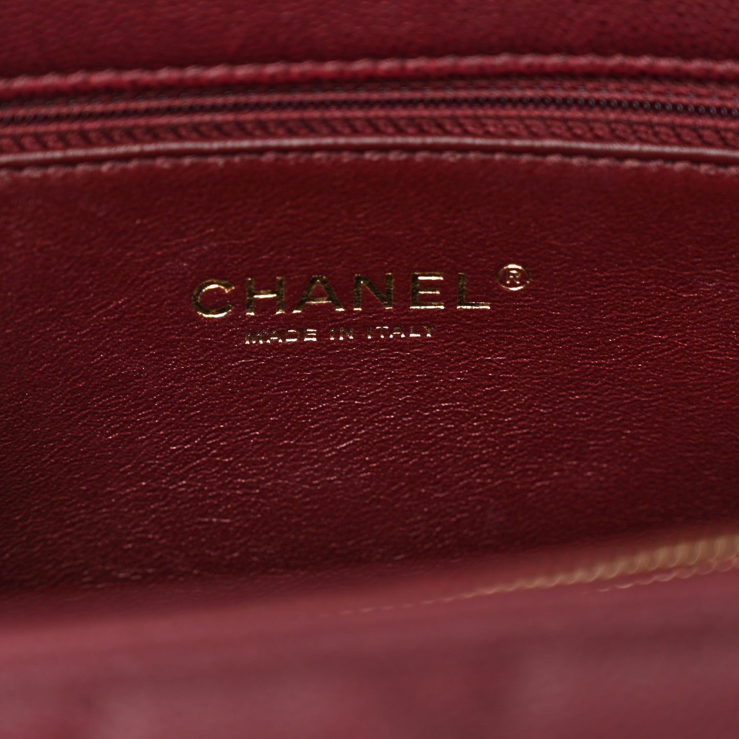 Caviar Lizard Quilted Medium Coco Handle Flap Burgundy