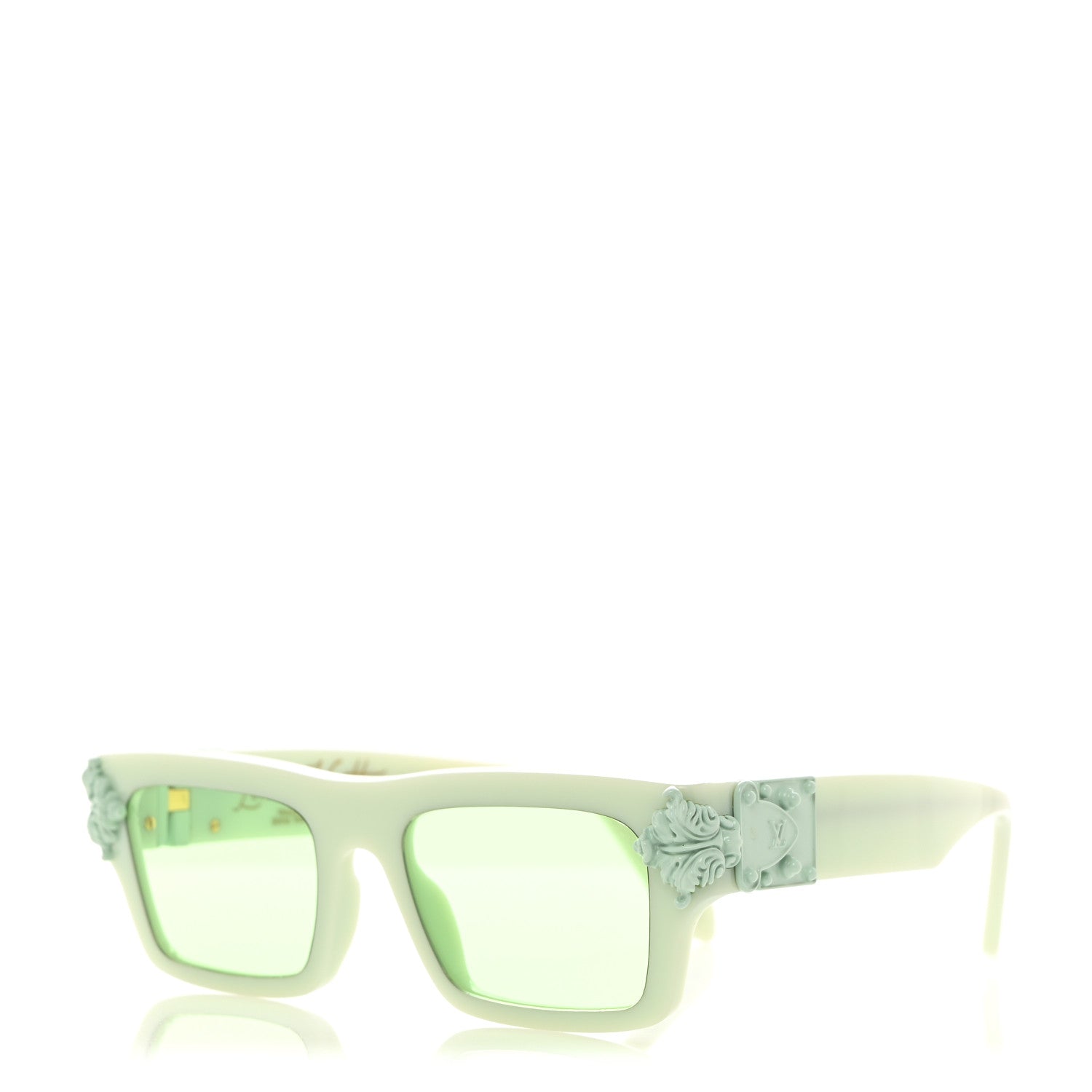 Louis Vuitton Acetate Montgomery Z1328W Sunglasses Pale Green 1 of 7