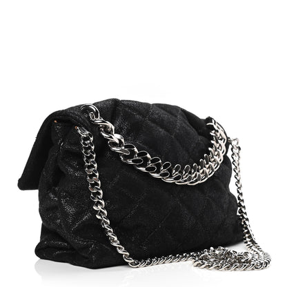 Stella McCartney Shaggy Deer Quilted Small Beckett Chain Shoulder Bag Black 2 of 4