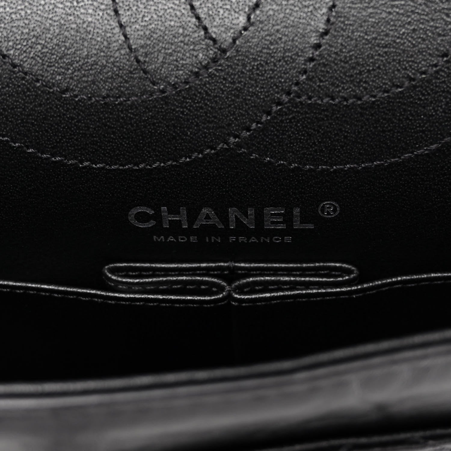 Chanel Aged Calfskin Quilted 2.55 Reissue 225 Flap So Black 6 of 10