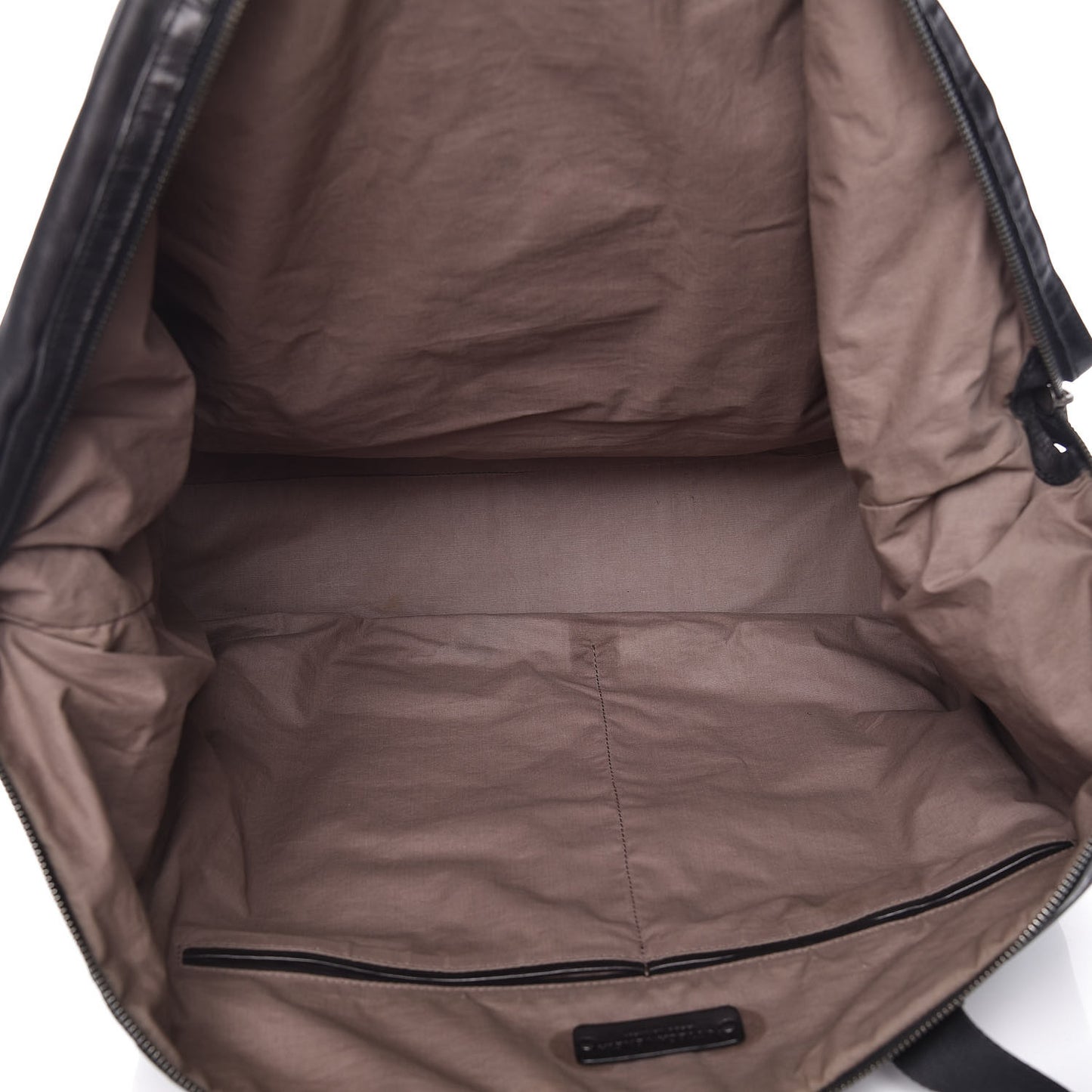 Light Calf Intrecciato Duffle Black