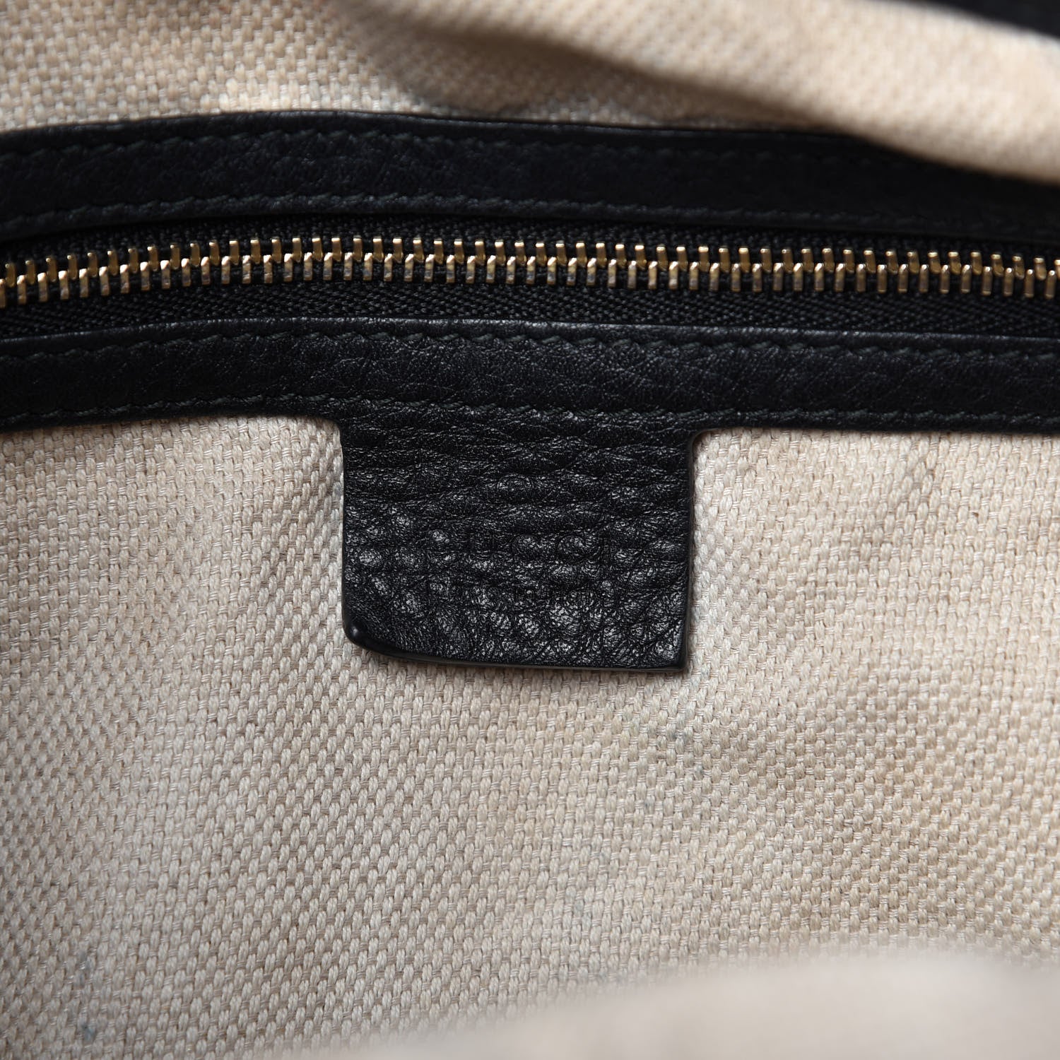 Gucci Pebbled Calfskin Large Soho Hobo Black 8 of 10