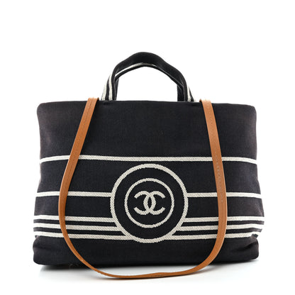 Chanel Denim Shopping Tote Blue 1 of 14