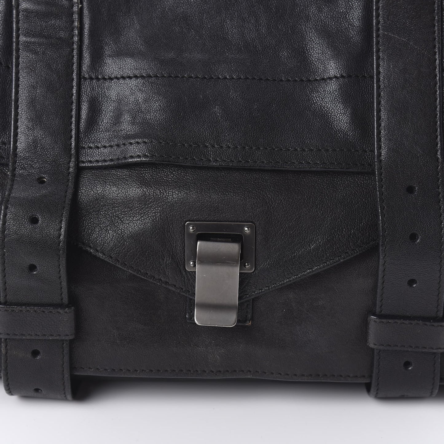 Lambskin Medium PS1 Satchel Black