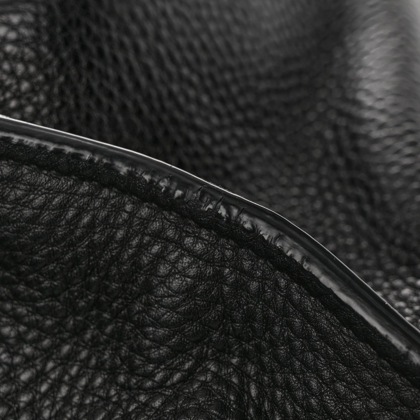 Vitello Phenix Shopping Tote Black