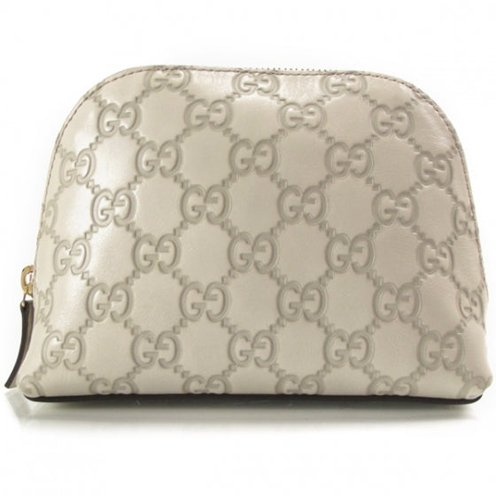 Gucci Guccissima Cosmetic Case Sandstone 1 of 9