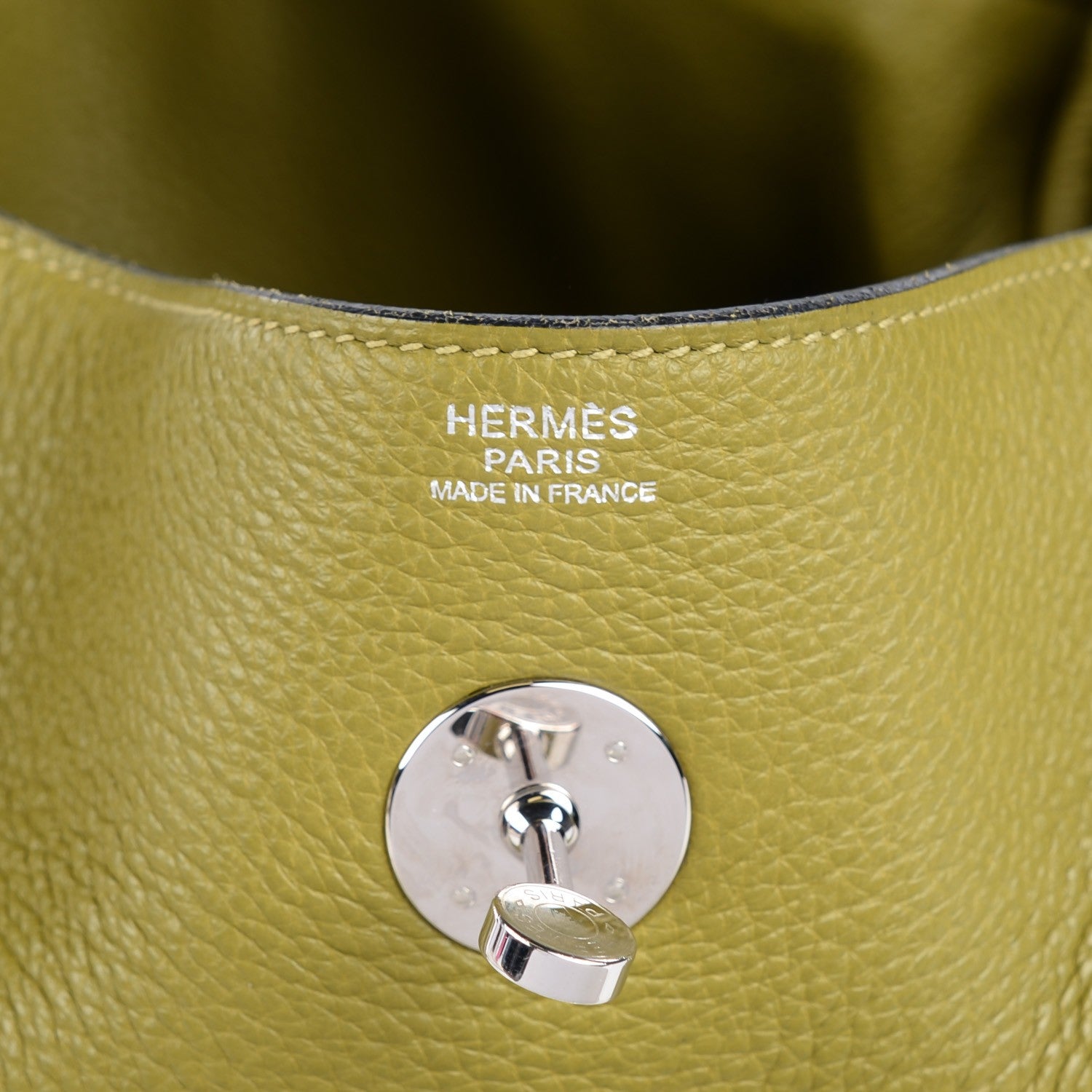 Hermes Taurillon Clemence Lindy 30 Vert Chartreuse 19 of 19