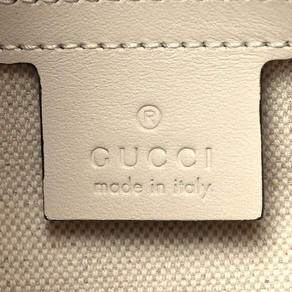 Gucci Calfskin GG Tennis Embossed Square Messenger Bag Mystic White 6 of 10