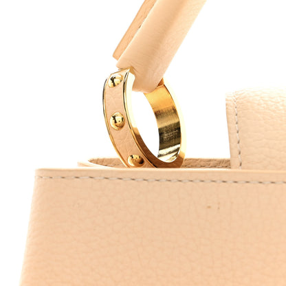 Louis Vuitton Taurillon Gradient Capucines PM Cloudy Creme 18 of 18