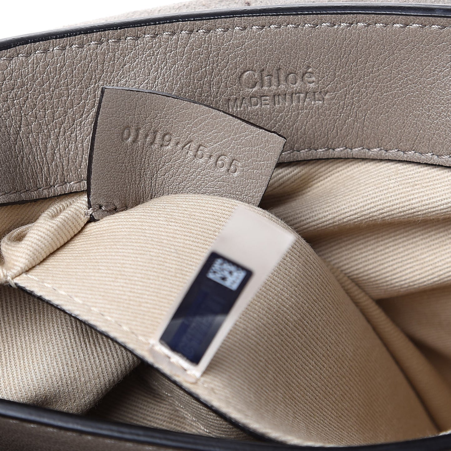 Calfskin Mini Faye Day Shoulder Bag Motty Grey