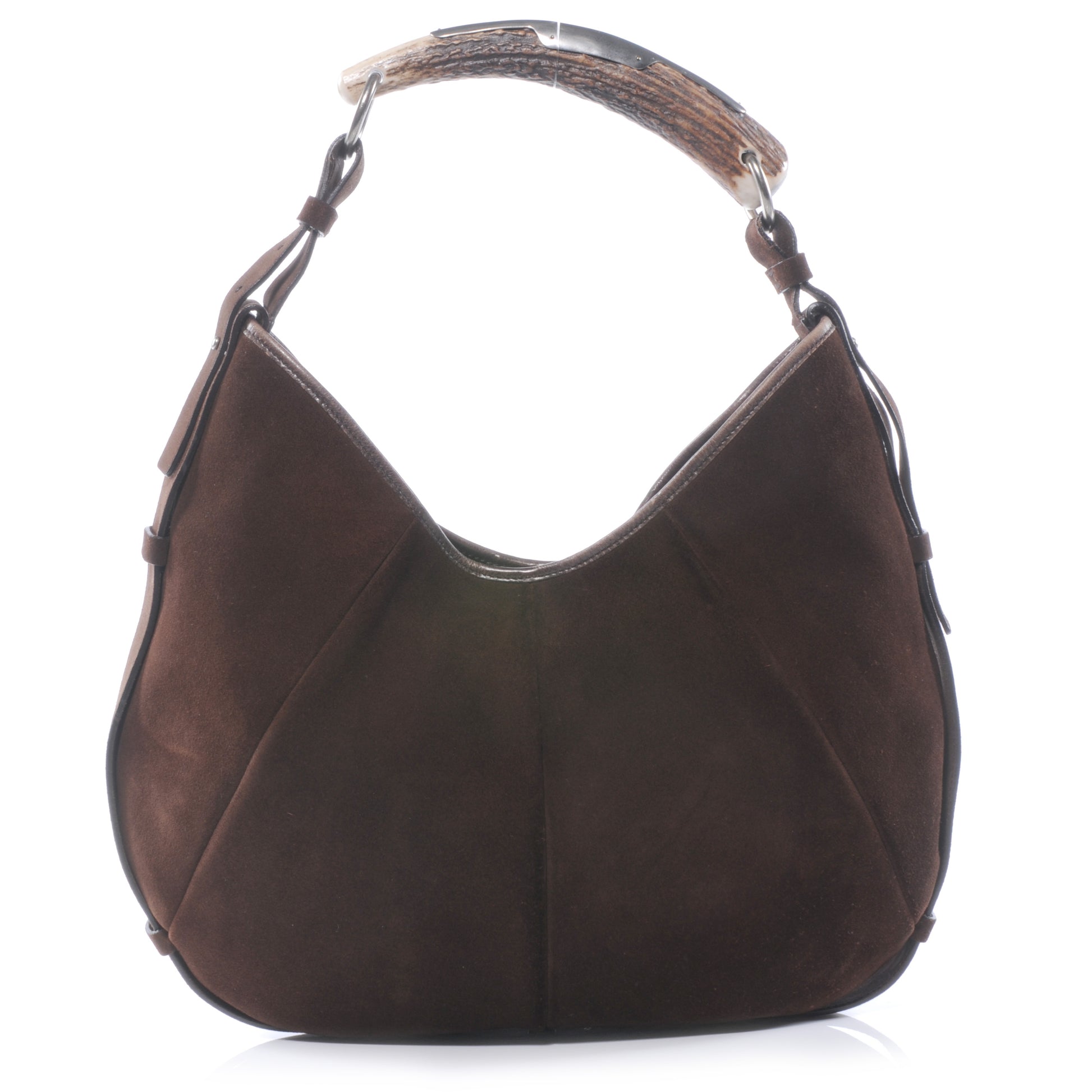 Saint Laurent Suede Mombasa Brown 1 of 7