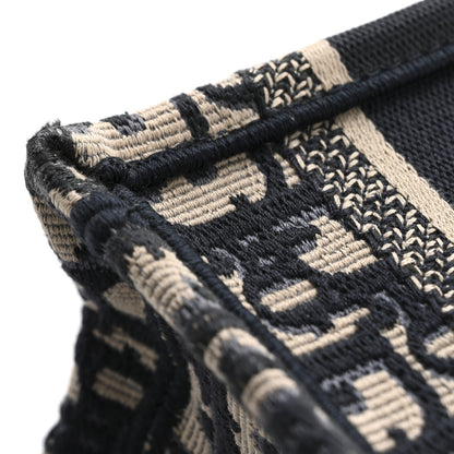 Christian Dior Oblique Mini Book Tote With Strap Blue Multicolor 11 of 14